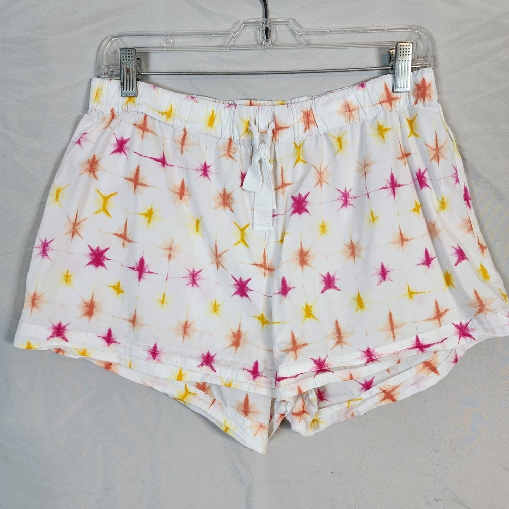 J.CREW Size Medium Re-Imagined 100% Cotton Starburst Boxer Sleep Lounge Shorts